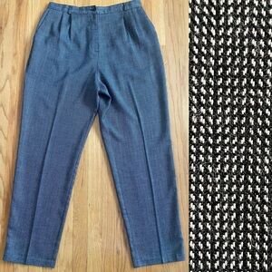 Vintage 80s SAG HARBOR High Waist Slacks *Size 18* Pleated Menswear-Inspired